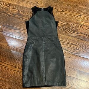 MASON Lambskin Leather Dress Size 0